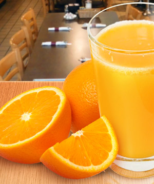 George's fresh orange juice